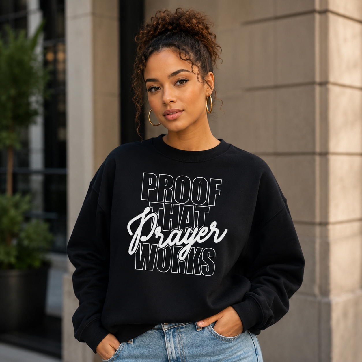 Graphic Sweatshirt – Women’s Motivational Crewneck