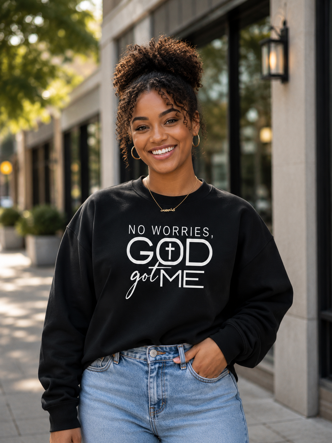 Graphic Sweatshirt – Women’s Motivational Crewneck